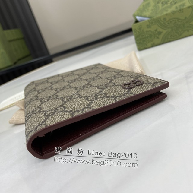 Gucci專櫃古馳最新款飾GG細節GG護照夾 jh2299型號：795229